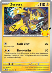 Zeraora (057/128) [Mega Evolution: 30th Celebration]