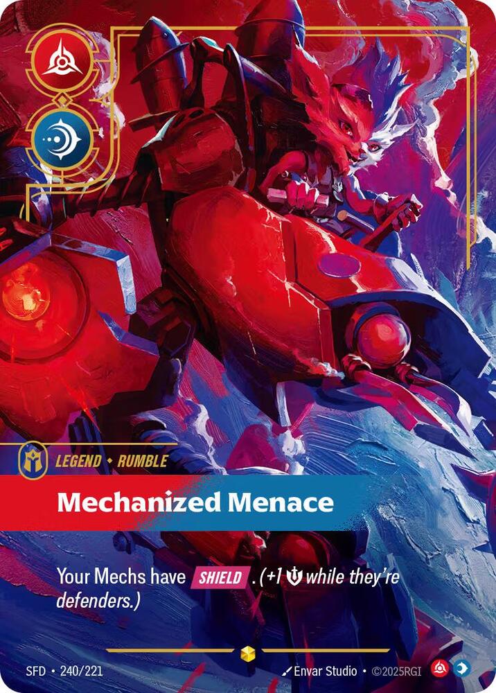 Rumble, Mechanized Menace (Overnumbered) (240/221) [Spiritforged]