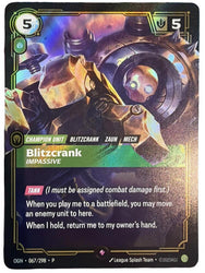 Blitzcrank, Impassive (067/298) [Riftbound Organized Play Promotional Cards]