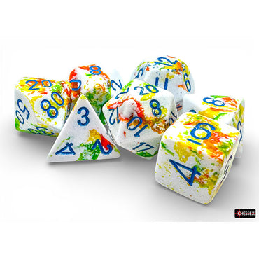 Chessex: Brush Dice - Breezy 7-Die Set (CHX24409)