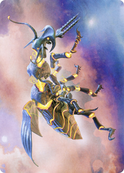 Zabaz, the Glimmerwasp Art Card [Modern Horizons 2 Art Series]