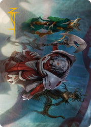 Norn's Decree Art Card (Gold-Stamped Signature) [Phyrexia: All Will Be One Art Series]