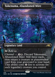 Takenuma, Abandoned Mire (Borderless Alternate Art) [Kamigawa: Neon Dynasty]