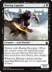 Blaring Captain (Prerelease) [Battlebond Prerelease Promos]