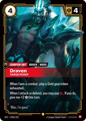 Draven, Vanquisher (Alternate Art) (020a/221) [Spiritforged]
