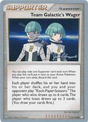 Team Galactic's Wager (115/123) (Psychic Lock - Jason Klaczynski) [World Championships 2008]