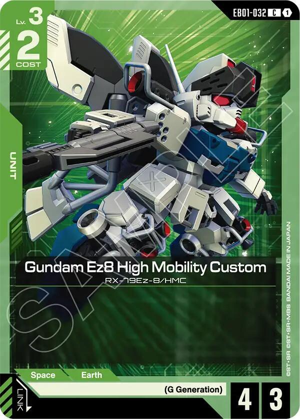 Gundam Ez8 High Mobility Custom (EB01-032) [Eternal Nexus]