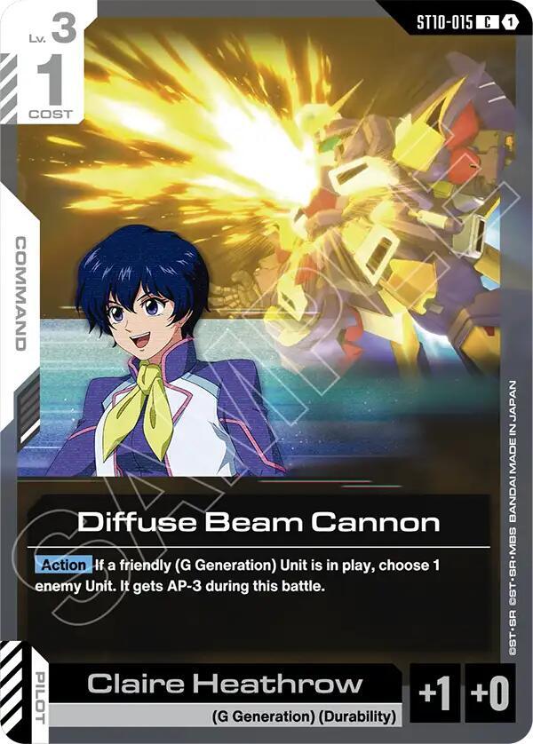 Diffuse Beam Cannon (ST10-015) [Starter Deck 10: Generation Pulse]