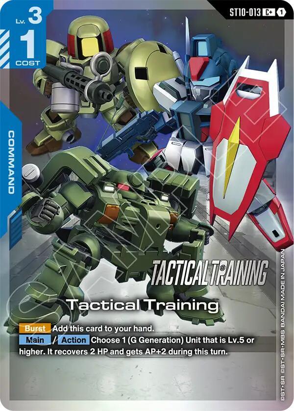 Tactical Training (C+) (ST10-013) [Starter Deck 10: Generation Pulse]