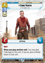 Cobb Vanth - Let Me Handle This (324) (Hyperspace) (324) [Ashes of the Empire]