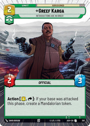 Greef Karga - Introductions are in Order (383) (Hyperspace) (383) [Ashes of the Empire]