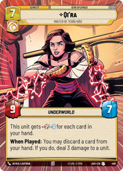 Qi'ra - Master of Teras Kasi (490) (Hyperspace) (490) [Ashes of the Empire]