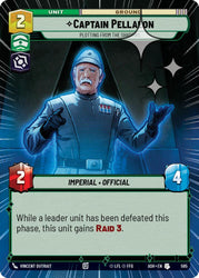 Captain Pellaeon - Plotting from the Shadows (595) (Hyperspace Foil) (595) [Ashes of the Empire]