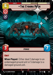 The Cyborg Mech - Mysterious Threat (649) (Hyperspace Foil) (649) [Ashes of the Empire]