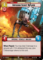 Imposing Scout Walker (678) (Hyperspace Foil) (678) [Ashes of the Empire]
