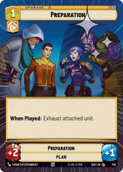 Preparation (730) (Hyperspace Foil) (730) [Ashes of the Empire]