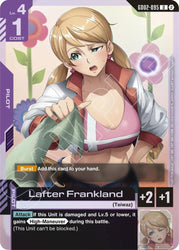 Lafter Frankland (Store Tournament Participation Pack 05) (GD02-095) [Gundam Promotional Cards]