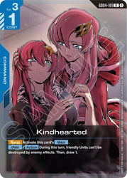Kindhearted (Store Tournament Participation Pack 05) (GD04-101) [Gundam Promotional Cards]