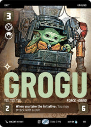 Grogu - Yes. Yes. Yes. (851) (Prestige Foil) (851) [Ashes of the Empire]