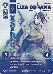 Leia Organa - Vigilant for Danger (866) (Prestige Foil) (866) [Ashes of the Empire]