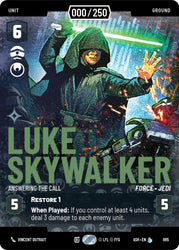 Luke Skywalker - Answering the Call (895) (Serialized) (895) [Ashes of the Empire]