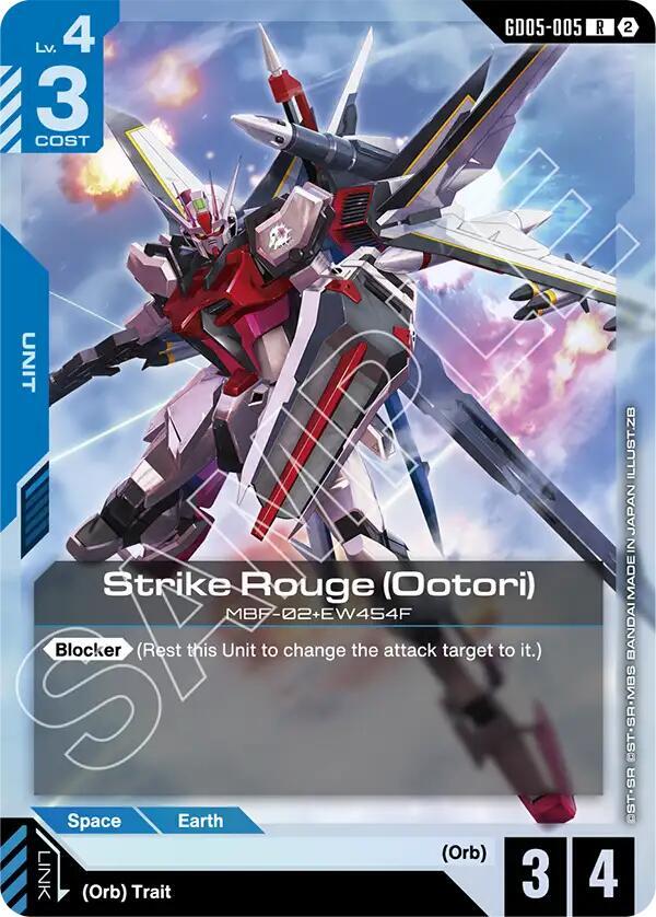 Strike Rouge (Ootori) (GD05-005) [Freedom Ascension]