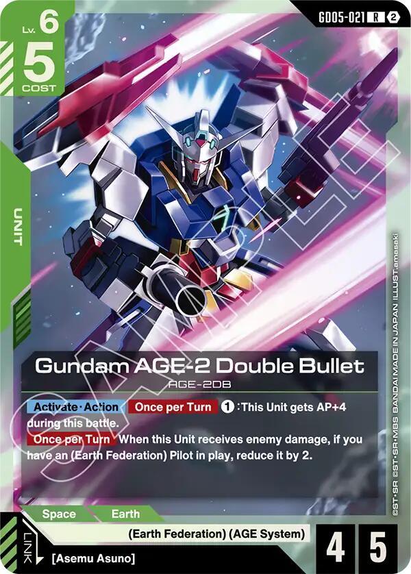 Gundam AGE-2 Double Bullet (GD05-021) [Freedom Ascension]
