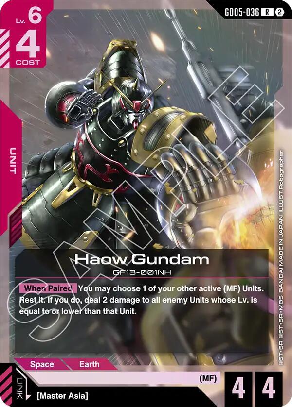 Haow Gundam (GD05-036) [Freedom Ascension]