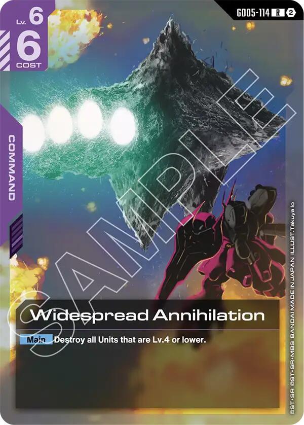 Widespread Annihilation (GD05-114) [Freedom Ascension]