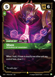 Shen, Scourge of Shadows (Alternate Art) (042a/166) [Vendetta]