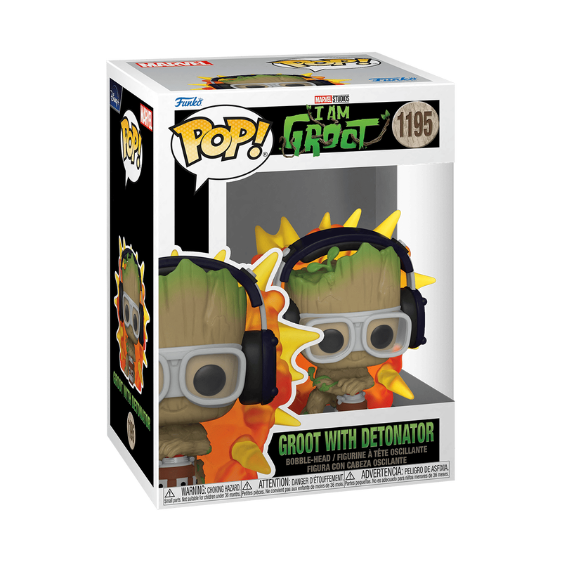 Funko Pop!: Marvel Studios I Am Groot - Groot With Detonator (1195)