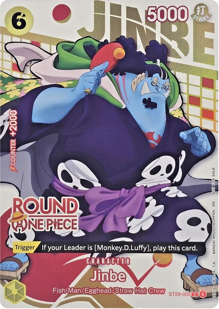 Jinbe (Round 1 Promo) [One Piece Promotion Cards]