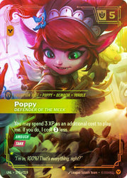 Poppy, Defender of the Meek (Alternate Art) (178a/219) [Riftbound Organized Play Promotional Cards]