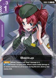 Backup (Event Pack 02) (GD04-115) [Gundam Promotional Cards]