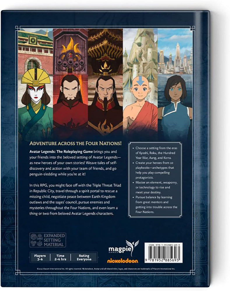 Avatar Legends: The RPG Corebook