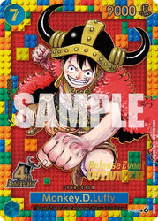 Monkey.D.Luffy (4th Anniversary) (Winner) [One Piece Promotion Cards]