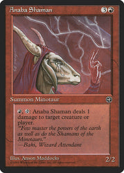 Anaba Shaman (Baki Flavor Text) [Homelands]