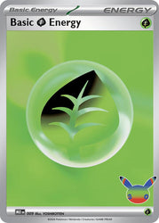 Basic Grass Energy (009) (30th Celebration) [Mega Evolution Energies]