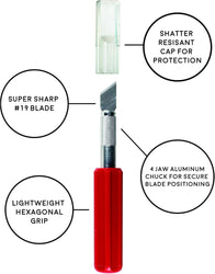 K5 Plastic Heavy Duty Knife (Safety Cap)