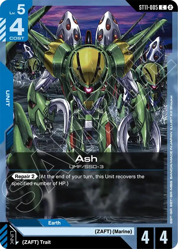 Ash (ST11-005) [Starter Deck 11: Aquatic Assault]