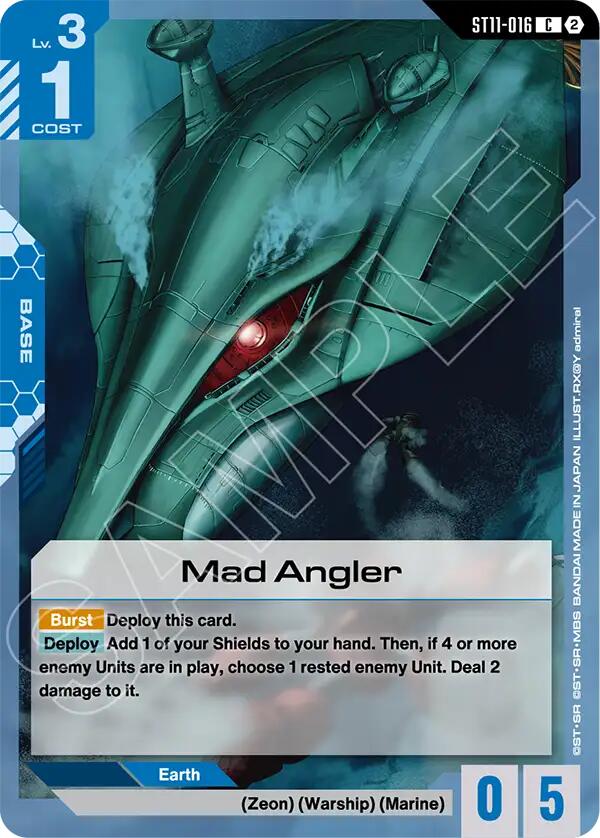 Mad Angler (ST11-016) [Starter Deck 11: Aquatic Assault]