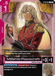Milliardo Peacecraft (ST12-011) [Starter Deck 12: Raging Onslaught]