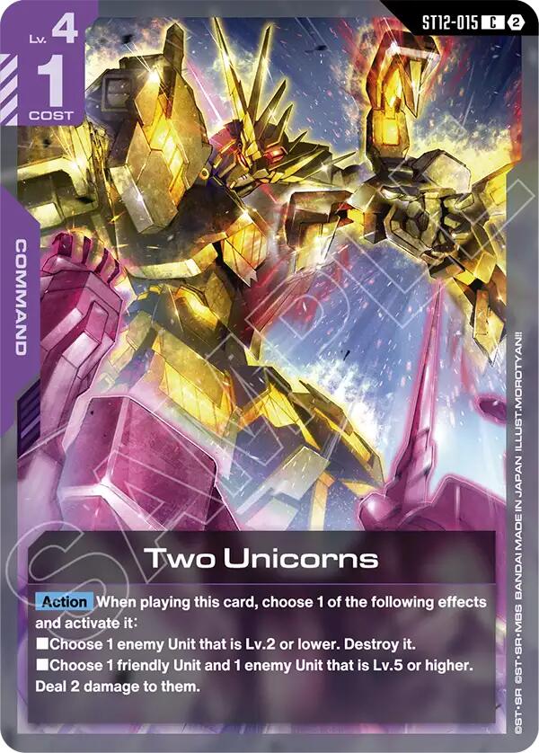 Two Unicorns (ST12-015) [Starter Deck 12: Raging Onslaught]