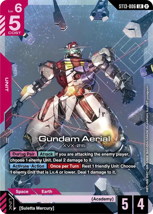 Gundam Aerial (ST13-006) [Starter Deck 13: Silent Barrage]