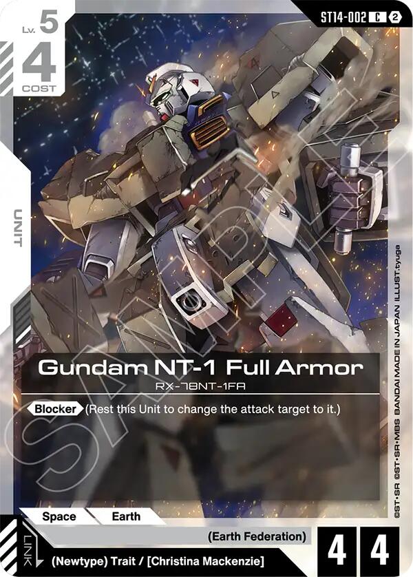 Gundam NT-1 Full Armor (ST14-002) [Starter Deck 14: Heavy Dominion]