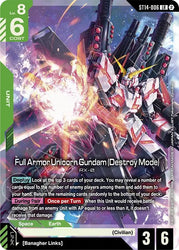Full Armor Unicorn Gundam (Destroy Mode) (ST14-006) [Starter Deck 14: Heavy Dominion]