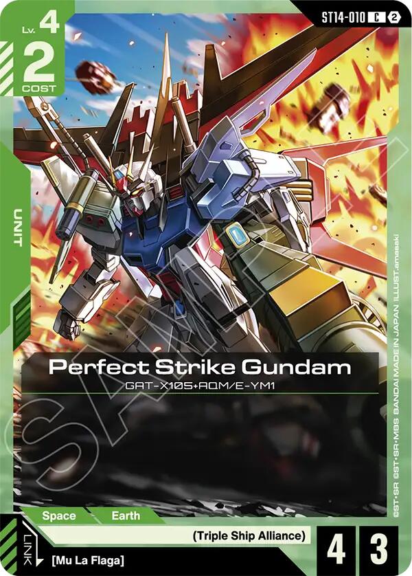 Perfect Strike Gundam (ST14-010) [Starter Deck 14: Heavy Dominion]
