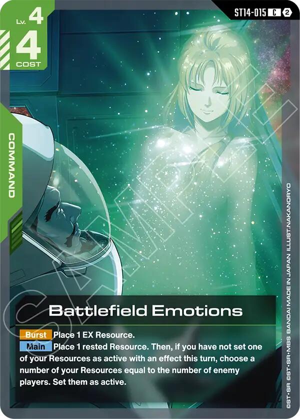 Battlefield Emotions (ST14-015) [Starter Deck 14: Heavy Dominion]