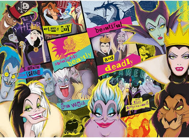Puzzle: Woodcraft - Disney Villian (1000pc)