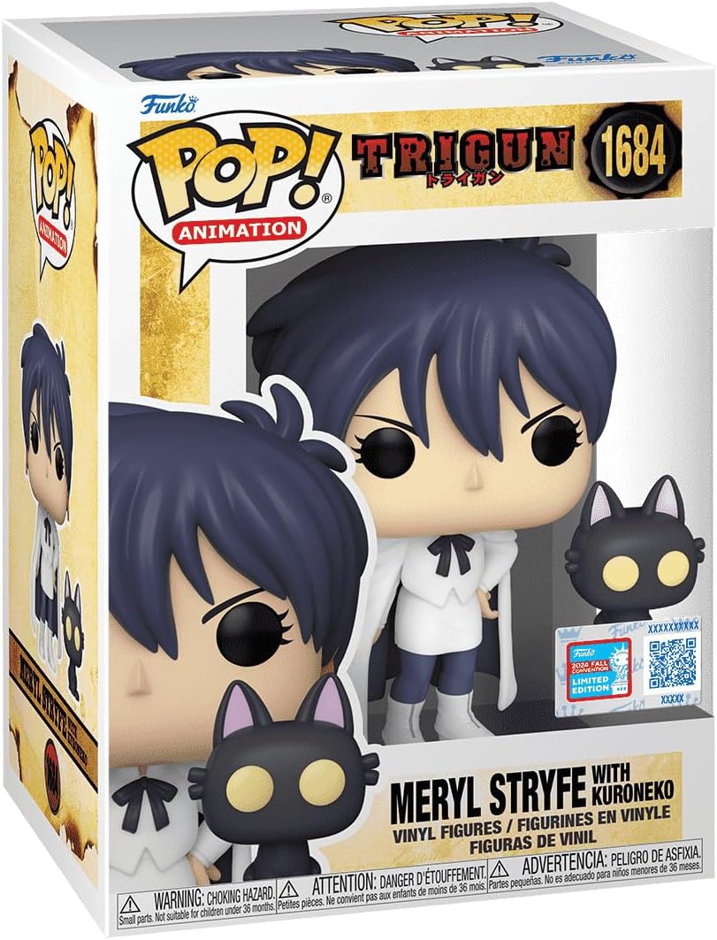 Funko POP! Meryl Stryfe With Kuroneko - New York Comic Con Exclusive (2024 Fall Convention Sticker)